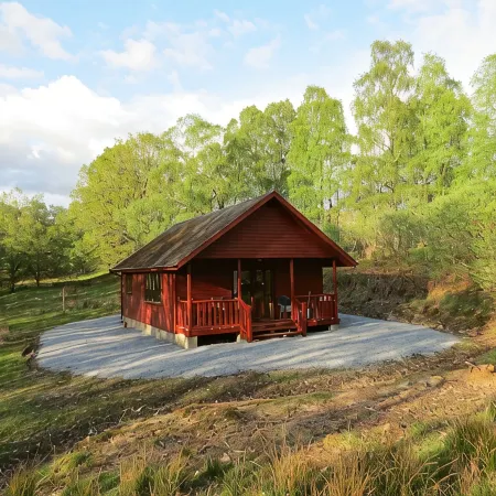 Oak Lodge Cosy Cabin With 2 Bedrooms. Open all year. 15 miles from Fort William Các khách sạn ở Roybridge