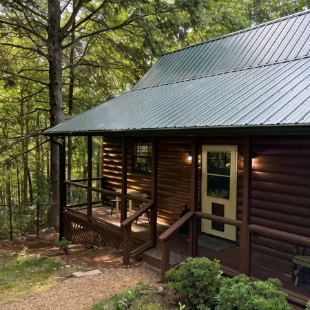 Cozy 2-bedroom cabin in beautiful Blairsville with AC, WiFi