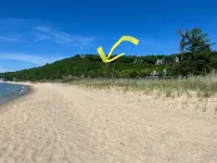 Stunning Views! 2 King Bdrms w Private Bathrooms. Walk to Lake Michigan Beach! - Wifi