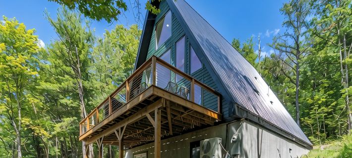 Modern A-Frame near many wineries and activities: fire pit, King beds, & more! Hotels in Hector