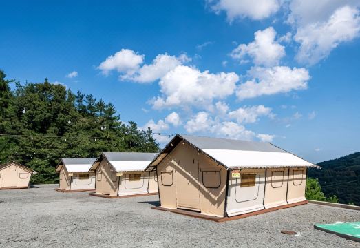 순천 천지글램핑펜션 텐트 외관