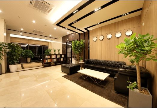 김포 아셈호텔 모던한 로비 및 외관