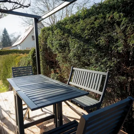 "Augustus" vacation apartment in Radebeul, for 4 guests, 75m², with terrace and fireplace
