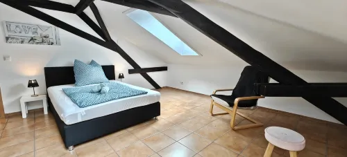 Loft with Pond View in the Franconian Lake District Pet-Friendly