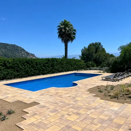 Exceptional Private Villa with Sea Views - large pool and designer paved gardens
