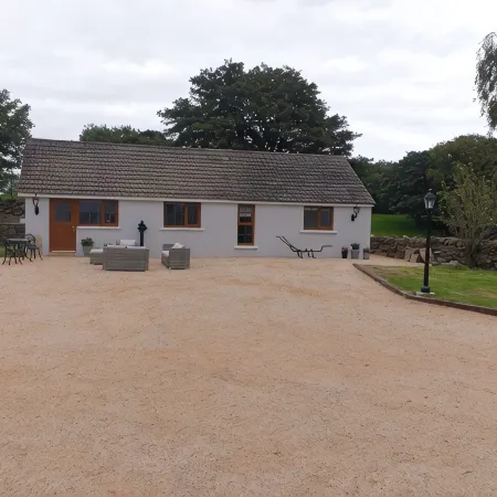 Traditional Irish cottage with views of Slieve Patrick