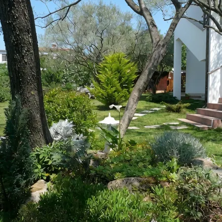 Air-conditioned apartment 250 m from the beach with private boat mooring