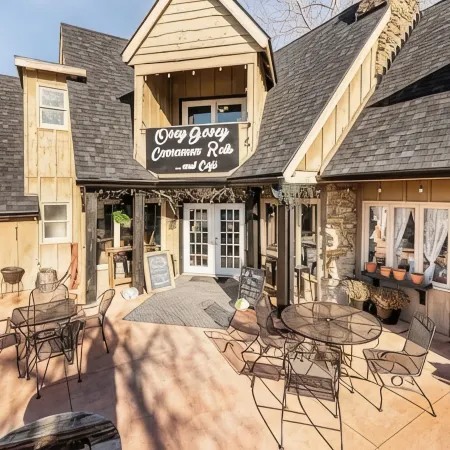 Cozy Loft on Main over Ooey Gooey Cafe