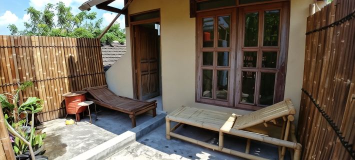 Homey Room at BottleBottle House Hotel di Kabupaten Bantul
