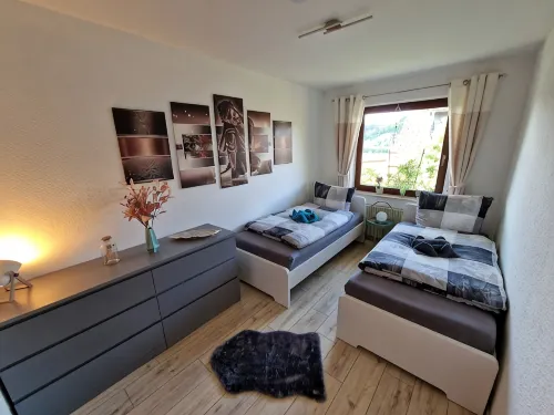Comfortable holiday apartment Starennest with direct view of the Harz Mountains - homestay