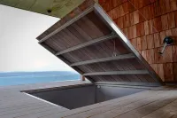 Spacious, luxurious house with a lot of natural wood - Pools