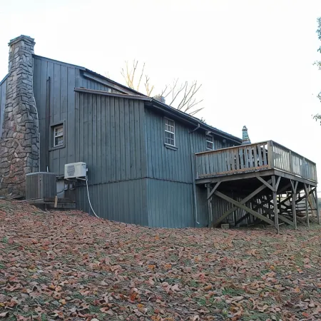 Rustic Retreat, a pre Civil War log cabin.
