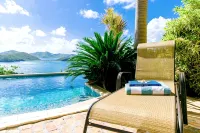 House of Open Arms Villa, Above Hurricane Hole, White Water Views,Romantic! Pool - Pools