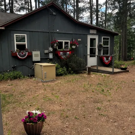 Cozy vintage cabin on a private lake in the Northwoods.