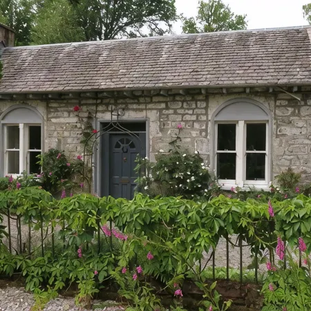 The Lodge at Duchray Castle. Perfect for family with 3 small children.
