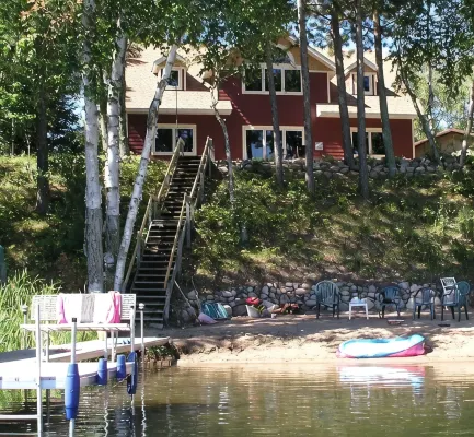 Beautiful Pristine O'brien Lake Home in Crosslake MN, Sleeps 10 - 4성급