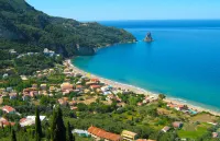 Beachfront 2-Bed Luxury Apartment - Agios Gordios, Corfu, Greece Hotels in Agios Gordios