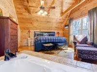 Amazing Mountain Views / Hot Tub / Fireplace / Game Room / Creek / Trails Hotels in Broad River