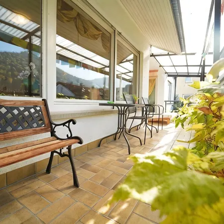 Large, quiet vacation apartment (approx. 70sqm) with large balcony and shared use of the garden