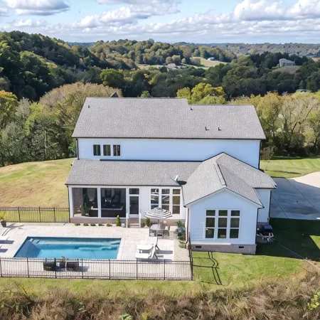 Gated Private Estate With Pool, Hilltop Views, and Game Room on 8 acres
