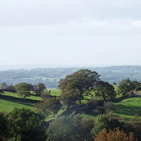 Shepherds Hut with stunning views located on the edge of the peak district