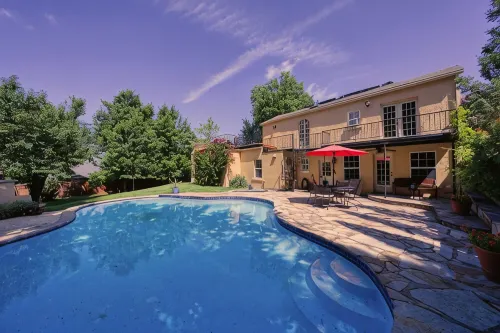 Italian Villa Next to Gathering Place with Pool