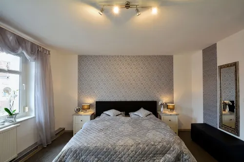 New Feriewohnung in the heart of the valley with stunning view to Roßtrappe, - Lejligheder