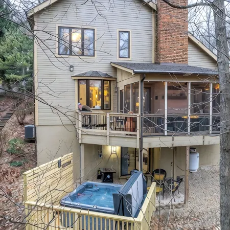 Serenity in Massanutten with Hot Tub and Firepit