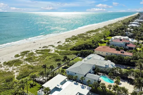 Beachfront Villa with Heated Pool Mini Golf Fire Pit and Spacex Views - Boutique