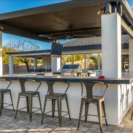 Modern Top Gun House in Arrowhead district. Heated Pool/Outdoor BBQ/Bar/Games