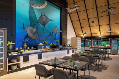 レストラン アンサナ イフル モルディブの写真