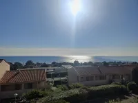 Panoramic Ocean View, Beach 300 Meters Away, Pool, Renovated Air-Conditioned Studio, les Issambres - Apartments