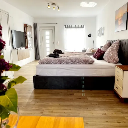 1-Room AppLindenblüte", Büsum (4km), North Sea, Beach, Terrace, Parking Lot