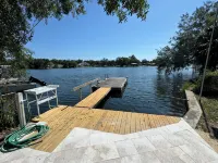 Indian Water Lodge is a waterfront retreat with Dockage, Kayaks, Bikes & More!
