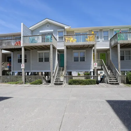 Not quite ocean front, but almost! Just a few steps to the sand! Pet friendly.