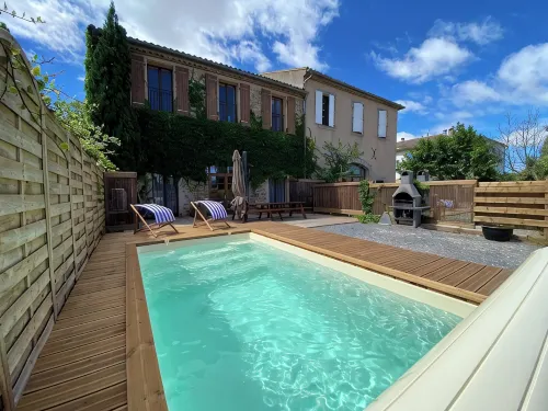 Maison Indépendante, Canal du Midi, Piscine