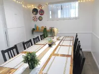 Spacious 4-bedroom suburban townhome near Baltimore safe peaceful king beds