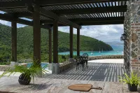 Walk to world famous Maho Bay! Privacy, views, pool, 4 equal king size bedrooms.