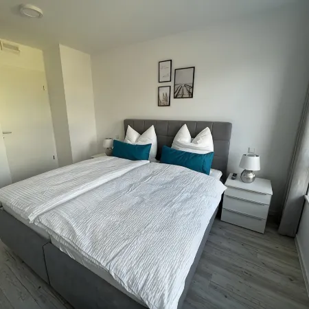 Vacation apartment Sunrise 10 with balcony and sea view, Cuxhaven Duhner Allee