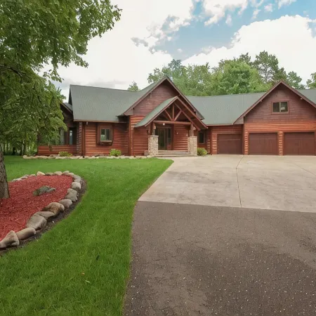 Luxury water home on Whitefish Chain of lakes