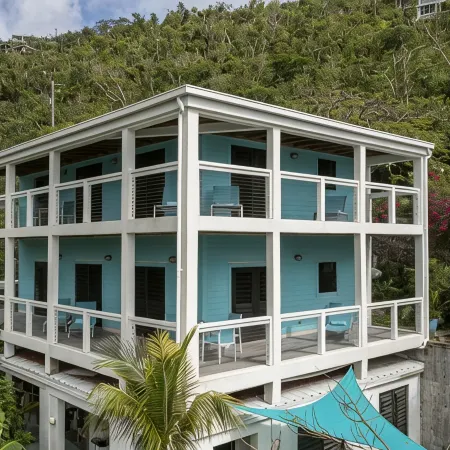 OWNERS' QUARTERS on the top of the house at AQUA VILLA ST. JOHN
