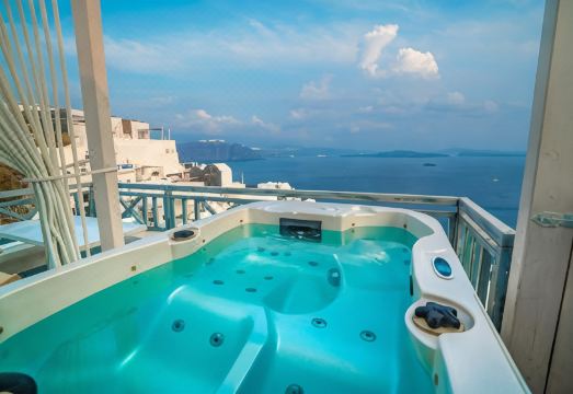 칼레이도스코프 케이브 하우스의 발코니 전망