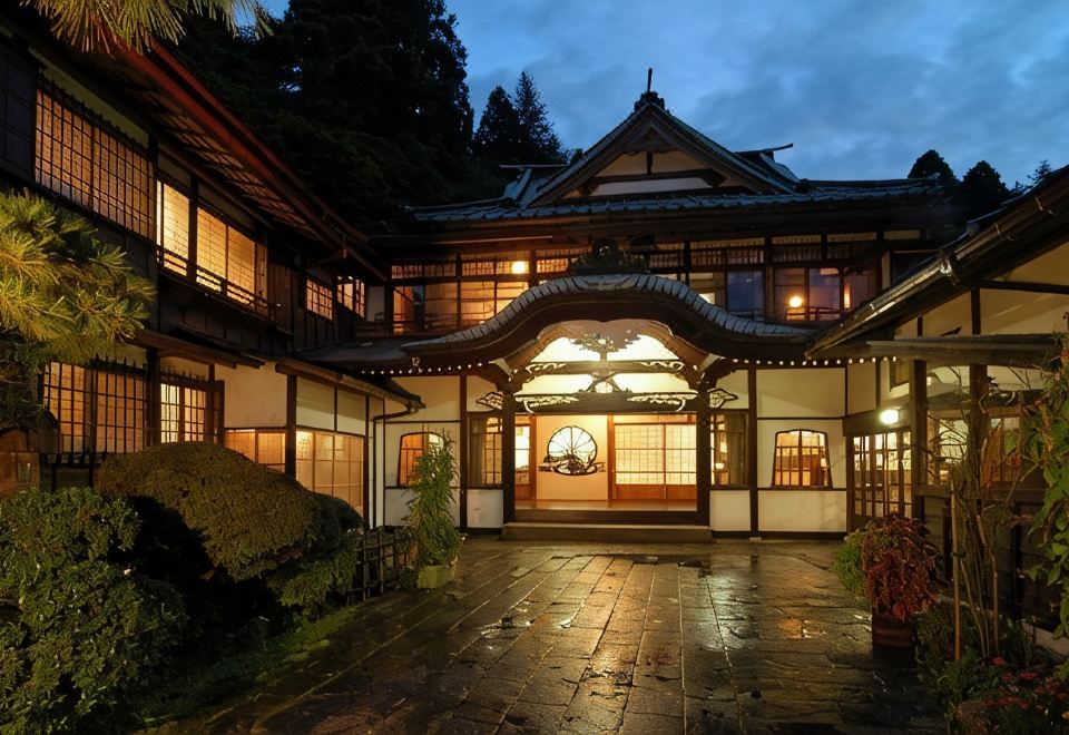 미카와야 료칸 외관