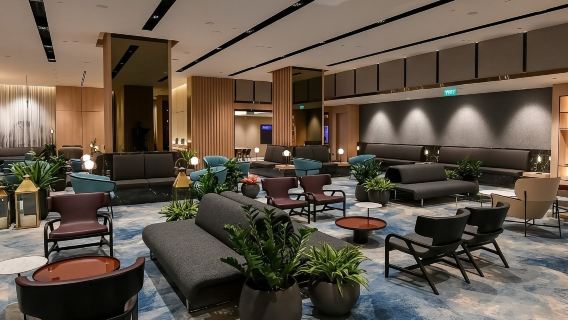 Salon VIP Plaza Premium BLOSSOM Lounge à l'aéroport de Changi Singapour ...