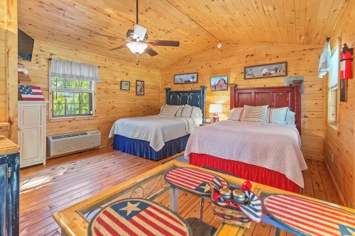 The Patriot Cabin Close to the Buffalo National Park and River! Sleeps 4!