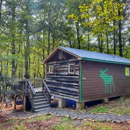 Cozy Couples Cabin, 10 min from West Jefferson