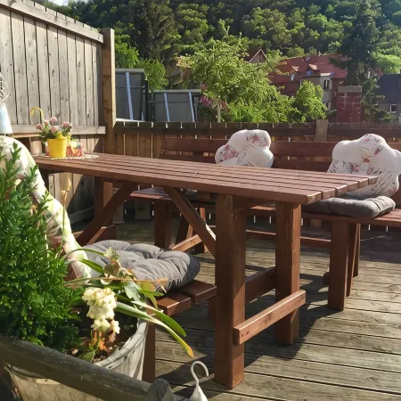 New Feriewohnung in the heart of the valley with stunning view to Roßtrappe,