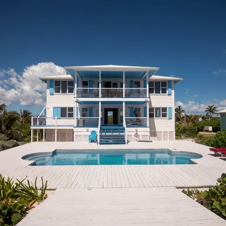 Oceanfront Beauty 6 King Beds/6 Baths! Big Pool and Volleyball Court in Front yd