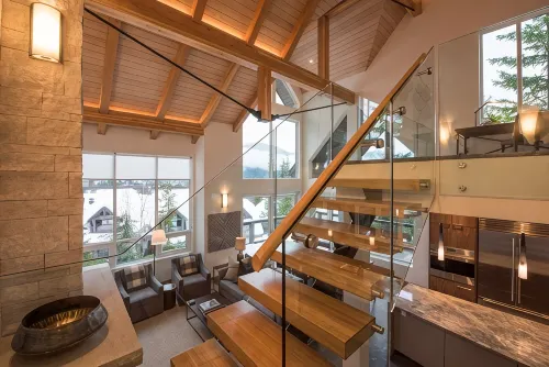 Chalet Champagne Luxury. TRUE ski in/out, 4 bed/4 bath Magnificent Views Hot Tub - 4 Sao