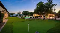 8Br 7000Sqf Luxury Estate - Heated Pool, Spa, Pickleball, Volleyball & Casita - Wifi